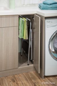 pull out storage for laundry